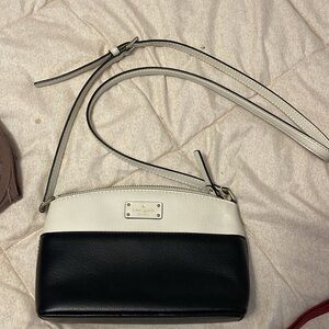 Kate Spade Black and Cream Crossbody Bag